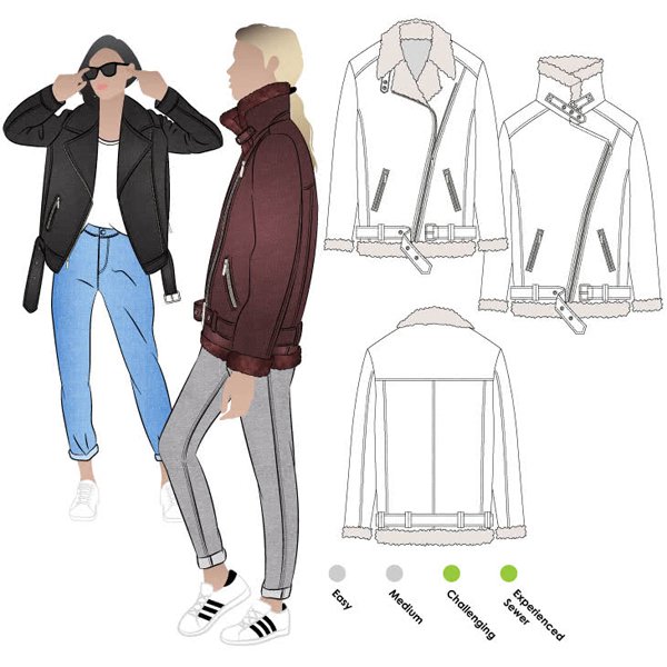 Style Arc's Carly Aviator jacket